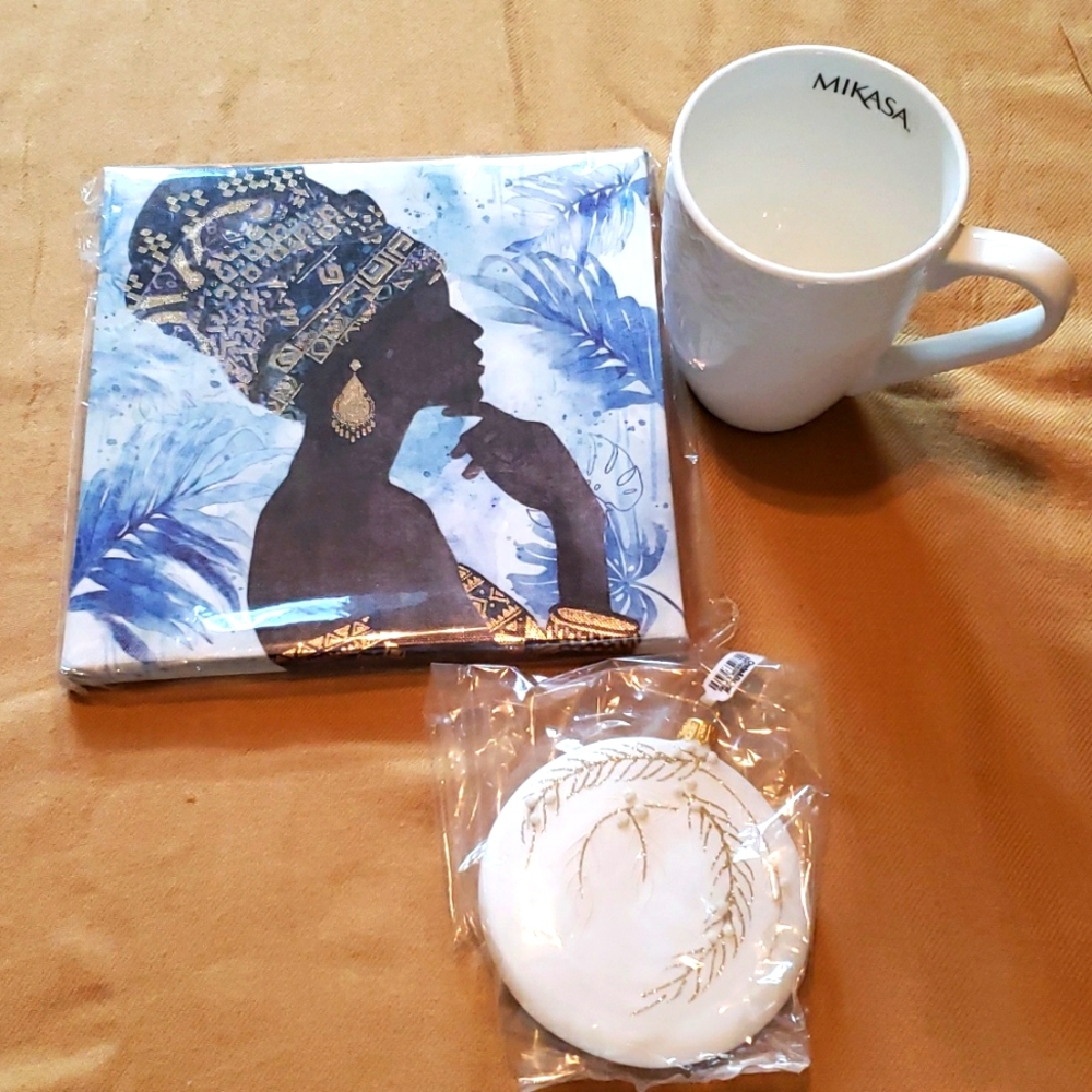 Art Print, Mikasa Mug and Ornament Set